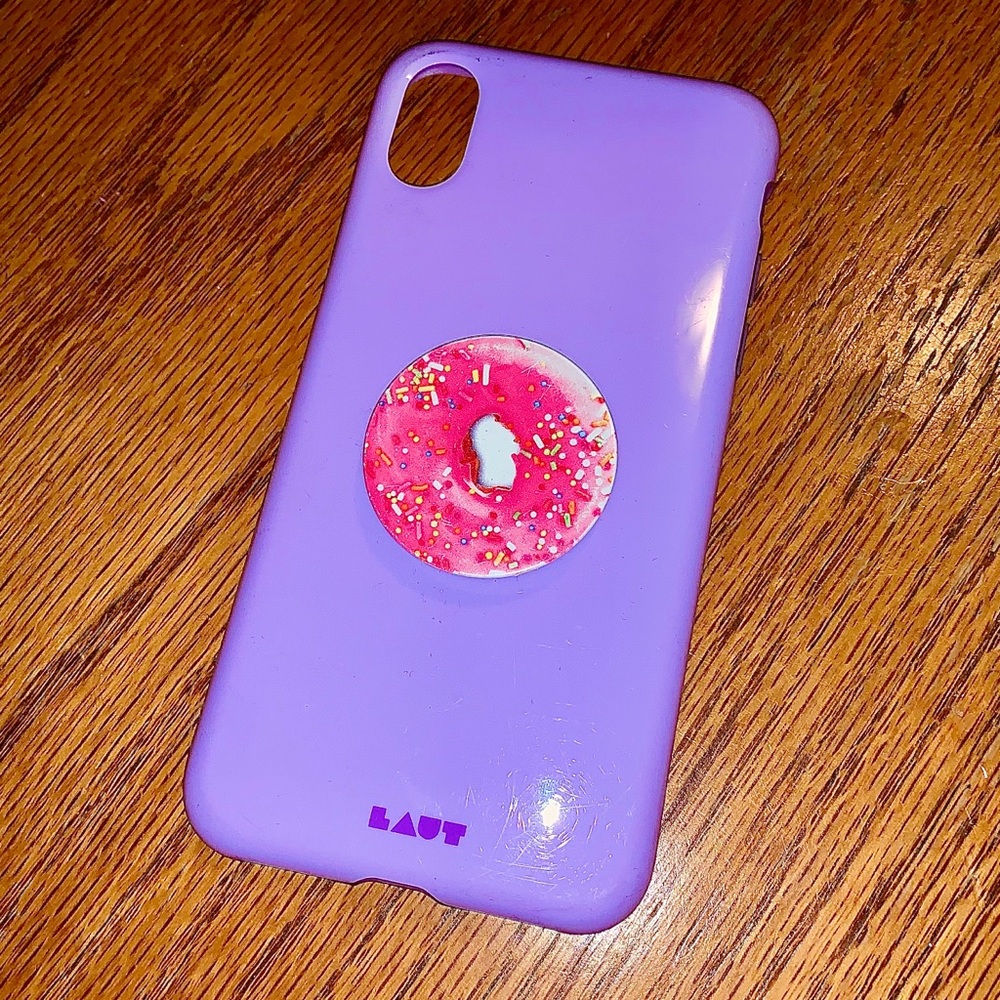 iPhone X/XS case with PopSocket